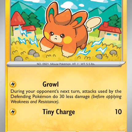 Pawmi #032/094 Common (Reverse Holofoil) / Phantasmal Flames
