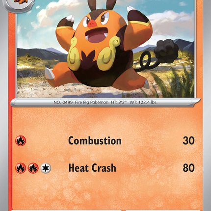 Pignite #012/086 Common (Reverse Holofoil) / White Flare