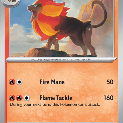 Pyroar #016/131 Uncommon (Reverse Holofoil) / Prismatic Evolutions