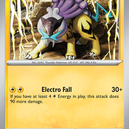 Raikou #048/132 Rare (Holofoil) / Mega Evolution