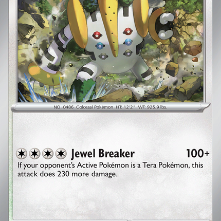 Regigigas #086/131 Uncommon (Master Ball Pattern) / Prismatic Evolutions