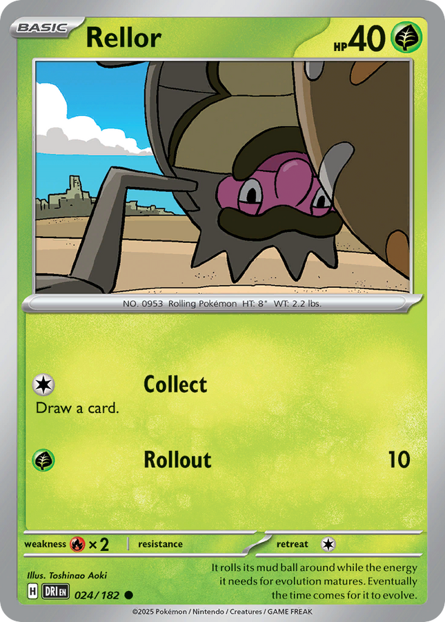 Rellor #024/182 Common  (Reverse Holofoil) / Destined Rivals