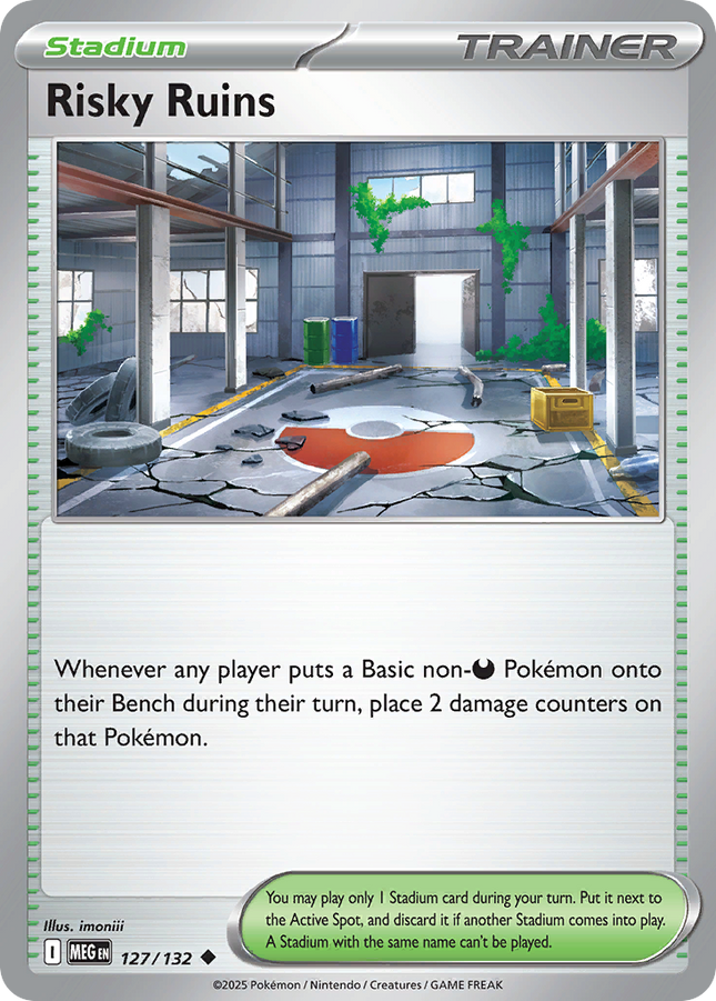 Risky Ruins #127/132 Uncommon / Mega Evolution