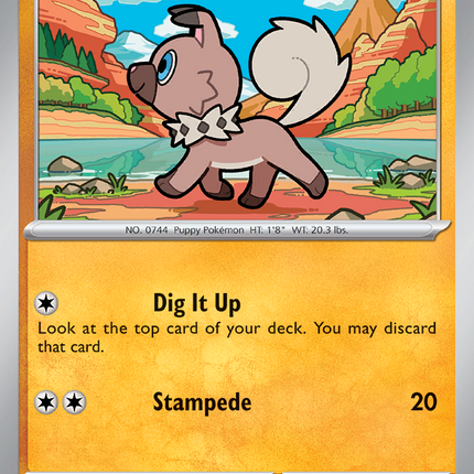 Rockruff #084/159 Common (Reverse Holofoil) / Journey Together