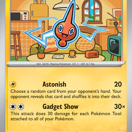 Rotom #077/182 Common (Reverse Holofoil) / Destined Rivals