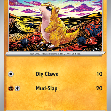 Sandshrew #068/132 Common (Reverse Holofoil) / Mega Evolution