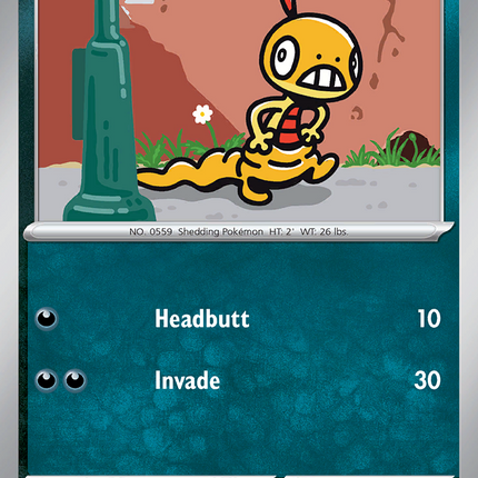 Scraggy #057/086 Common (Reverse Holofoil) / White Flare