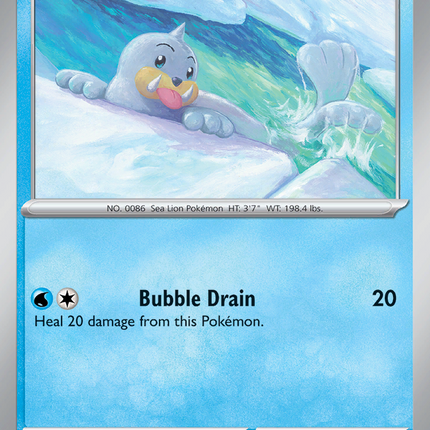 Seel #021/094 Common (Reverse Holofoil) / Phantasmal Flames