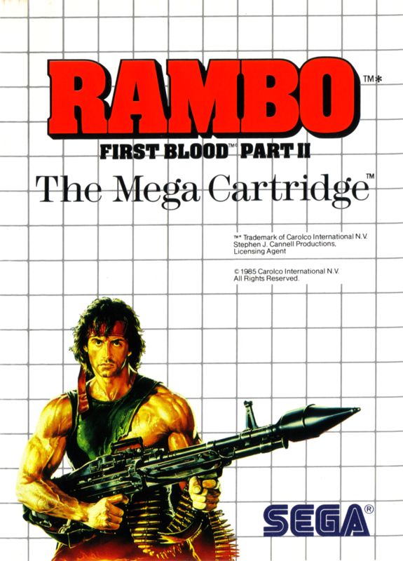 Rambo First Blood Part II (Sega Master System)