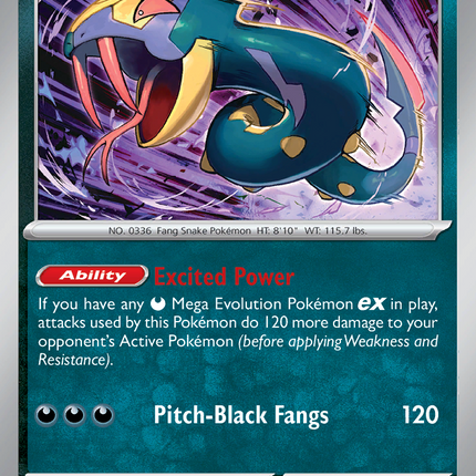 Seviper #062/094 Uncommon (Reverse Holofoil) / Phantasmal Flames