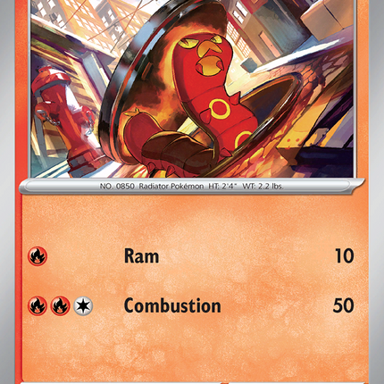 Sizzlipede #029/132 Common (Reverse Holofoil) / Mega Evolution