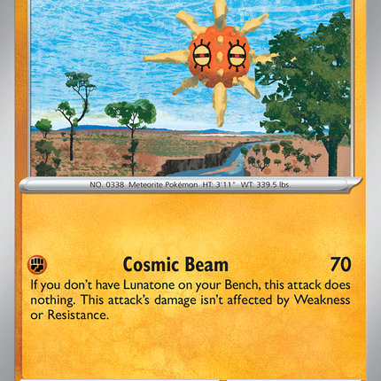 Solrock #075/132 Uncommon (Reverse Holofoil) / Mega Evolution