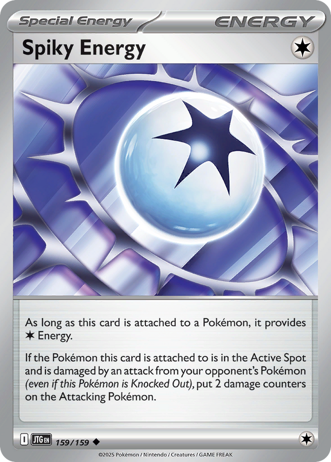 Spiky Energy #159/159 Uncommon (Reverse Holofoil) / Journey Together