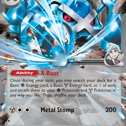 Steven's Metagross EX #145/182 Double Rare (Holofoil) / Destined Rivals