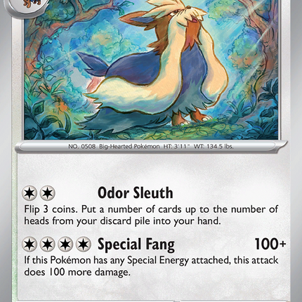 Stoutland #076/086 Uncommon / White Flare