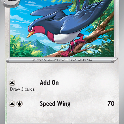 Swellow #157/182 Common (Reverse Holofoil) / Destined Rivals