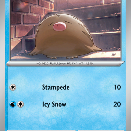 Swinub #023/094 Common (Reverse Holofoil) / Phantasmal Flames