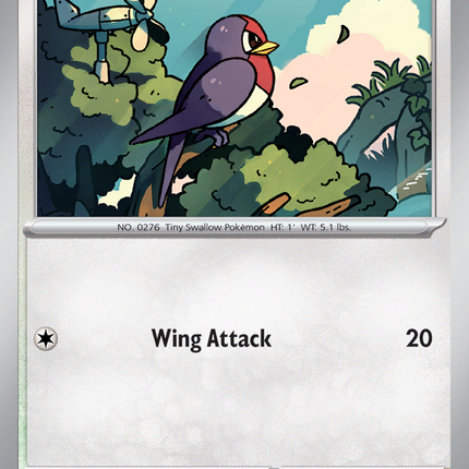 Taillow #156/182 Common (Reverse Holofoil) / Destined Rivals