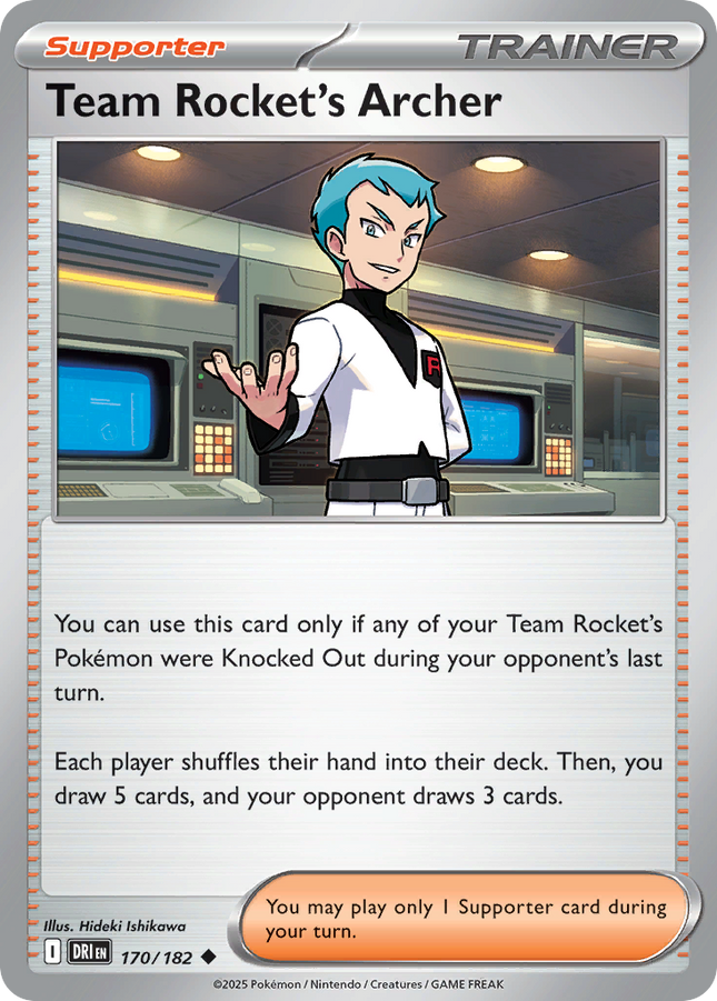 Team Rocket's Archer #170/182 Uncommon (Reverse Holofoil) / Destined Rivals