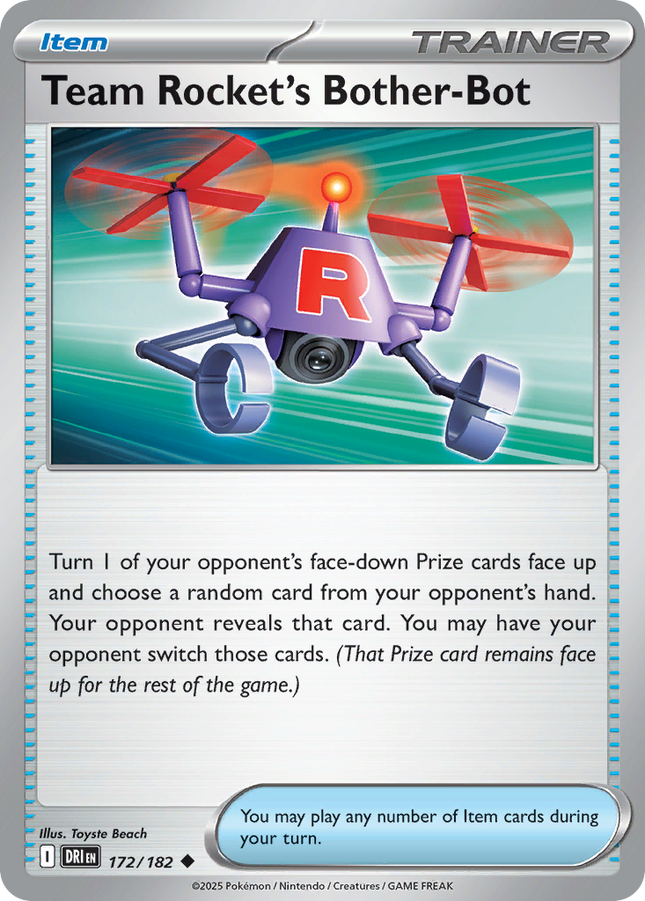 Team Rocket's Bother-Bot #172/182 Uncommon / Destined Rivals
