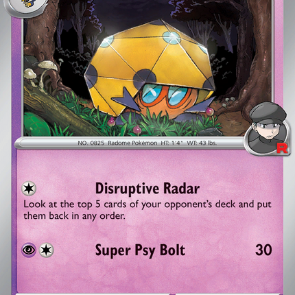 Team Rocket's Dottler #088/182 Common (Reverse Holofoil) / Destined Rivals