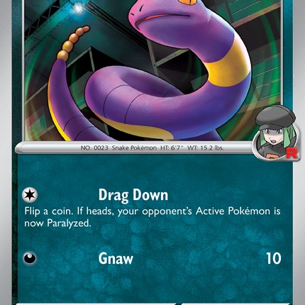 Team Rocket's Ekans #112/182 Common (Reverse Holofoil) / Destined Rivals