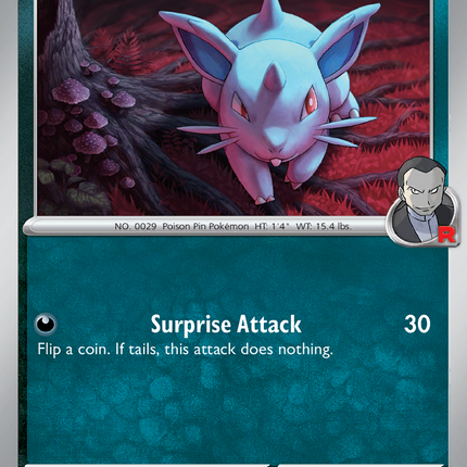 Team Rocket's Nidoran♀ #114/182 Common (Reverse Holofoil) / Destined Rivals