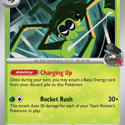 Team Rocket's Spidops #020/182 Rare (Holofoil) / Destined Rivals