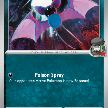 Team Rocket's Zubat #120/182 Common / Destined Rivals