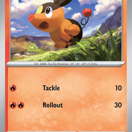 Tepig #011/086 Common (Reverse Holofoil) / White Flare