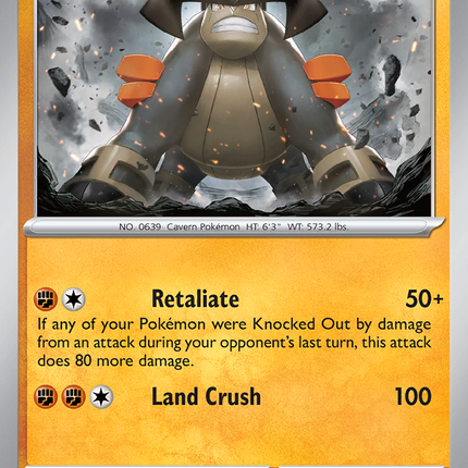 Terrakion #054/086 Rare (Holofoil) / White Flare