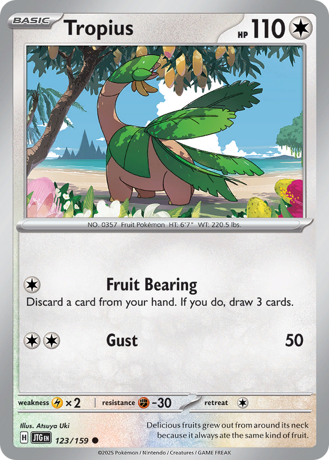 Tropius #123/159 Common (Reverse Holofoil) / Journey Together