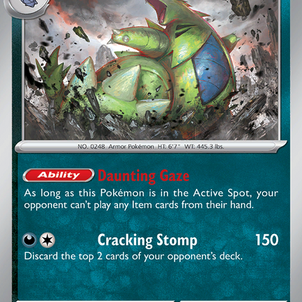 Tyranitar #095/159 Rare (Reverse Holofoil) / Journey Together