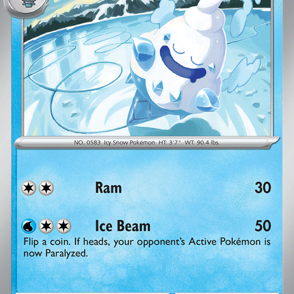Vanillish #028/086 Common (Reverse Holofoil) / White Flare