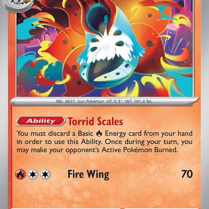 Volcarona #016/086 Rare (Holofoil) / Black Bolt