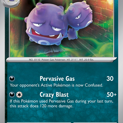 Weezing #092/159 Uncommon (Reverse Holofoil) / Journey Together