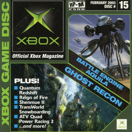 Xbox Magazine Demo Disc #15 February 2003 Ghost Recon (Xbox)