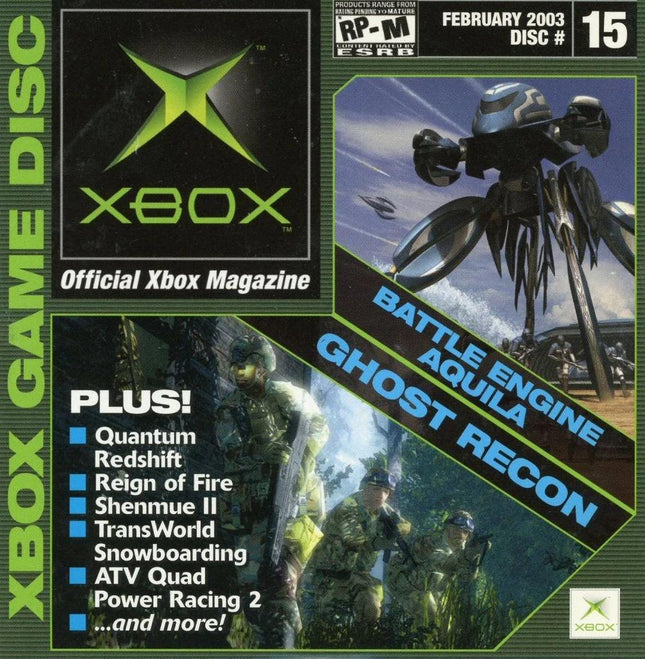 Xbox Magazine Demo Disc #15 February 2003 Ghost Recon (Xbox)