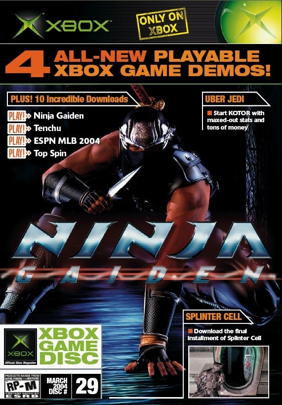 Xbox Magazine Demo Disc #28 March 2004 Ninja Gaiden (Xbox)