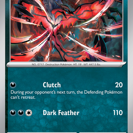 Yveltal #088/132 Rare (Reverse Holofoil) / Mega Evolution
