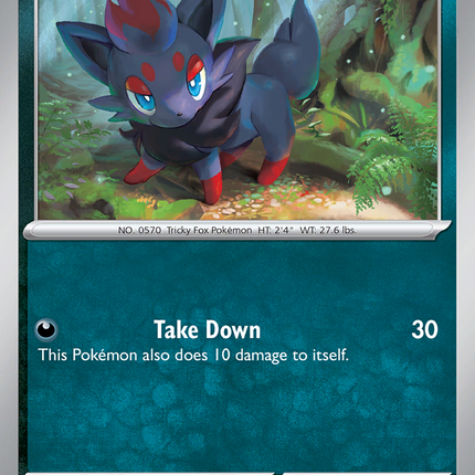 Zorua #061/086 Common (Reverse Holofoil) / White Flare