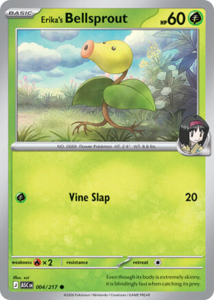 Erika's Bellsprout #004/217 Common / Ascended Heroes