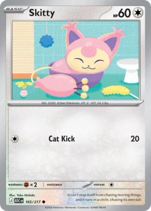 Skitty #165/217 Common / Ascended Heroes