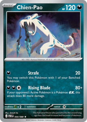 Chien-Pao #054/088 Rare (Holofoil) / Perfect Order